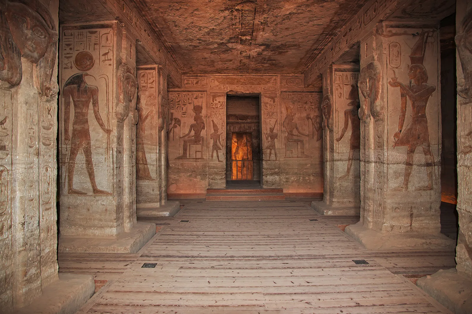 Mural-reliefs-hall-Small-Temple-Aswan-Egypt